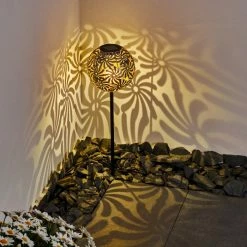 Hofstein Gilbert Solarleuchte LED Silber, 1-flammig -Günstiges Solarleuchten Geschäft gilbert solarleuchte h3331385 5