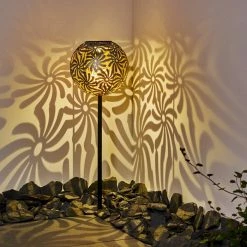 Hofstein Gilbert Solarleuchte LED Silber, 1-flammig -Günstiges Solarleuchten Geschäft gilbert solarleuchte h3331385 8