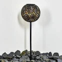 Hofstein Gilbert Solarleuchte LED Schwarz, 1-flammig 31 Hofstein Gilbert Solarleuchte LED Schwarz, 1-flammig -Günstiges Solarleuchten Geschäft gilbert solarleuchte h3331408 12