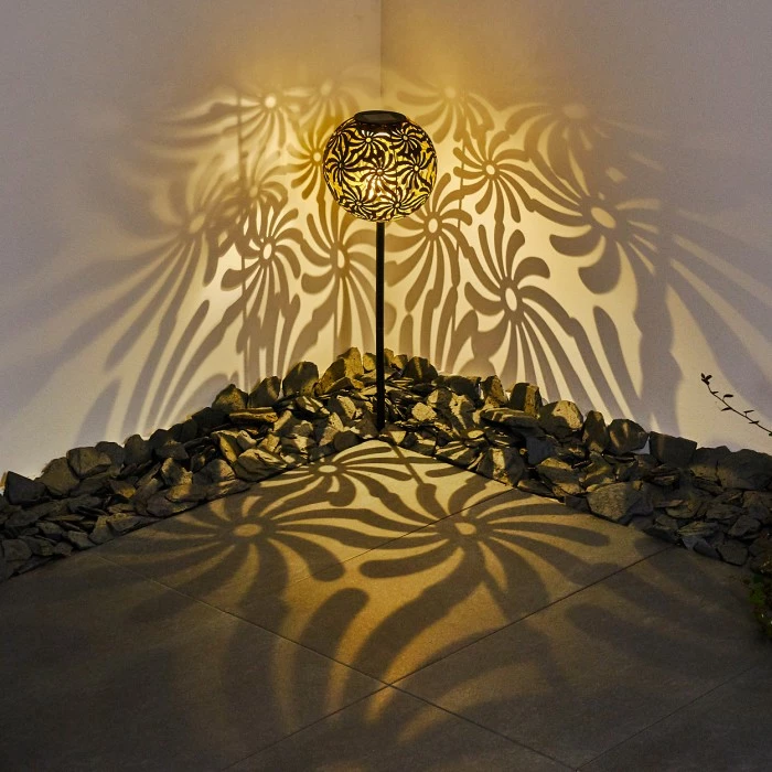 Hofstein Gilbert Solarleuchte LED Schwarz, 1-flammig 5 Hofstein Gilbert Solarleuchte LED Schwarz, 1-flammig – Bild 3