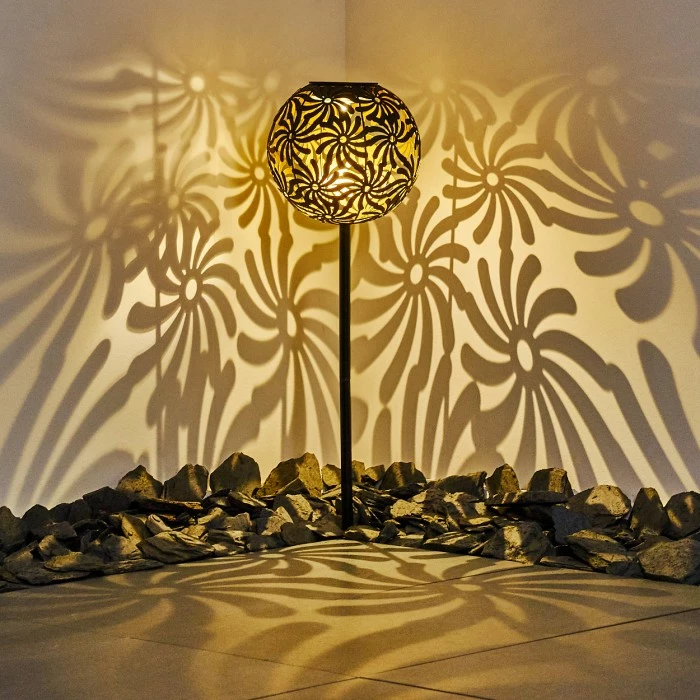 Hofstein Gilbert Solarleuchte LED Schwarz, 1-flammig 6 Hofstein Gilbert Solarleuchte LED Schwarz, 1-flammig – Bild 4