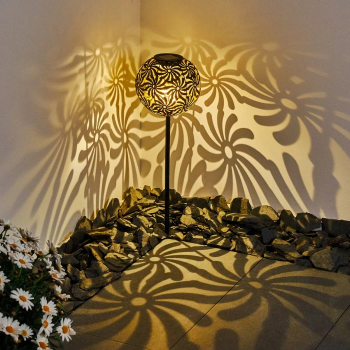 Hofstein Gilbert Solarleuchte LED Schwarz, 1-flammig 8 Hofstein Gilbert Solarleuchte LED Schwarz, 1-flammig – Bild 6