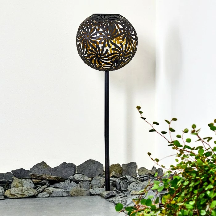 Hofstein Gilbert Solarleuchte LED Schwarz, 1-flammig 12 Hofstein Gilbert Solarleuchte LED Schwarz, 1-flammig – Bild 10