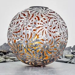 Hofstein Gilbert Solarleuchte LED Gold, Altsilber, 1-flammig -Günstiges Solarleuchten Geschäft gilbert solarleuchte h3331446 14