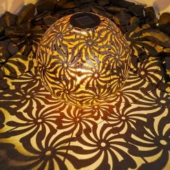 Hofstein Gilbert Solarleuchte LED Gold, Altsilber, 1-flammig -Günstiges Solarleuchten Geschäft gilbert solarleuchte h3331446 5