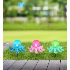 Globo 12er Set Solarleuchte LED Grün, 1-flammig