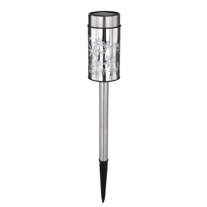 Globo 2er Set Solarleuchte LED Edelstahl, 2-flammig, Farbwechsler 6 Globo 2er Set Solarleuchte LED Edelstahl, 2-flammig, Farbwechsler – Bild 4