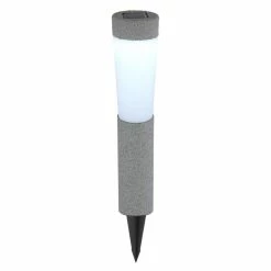 Globo 2er Set Solarleuchte LED Grau, 1-flammig -Günstiges Solarleuchten Geschäft globo 2er set solarleuchte 33785 2 2