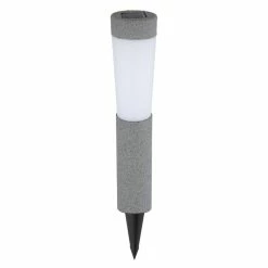 Globo 2er Set Solarleuchte LED Grau, 1-flammig -Günstiges Solarleuchten Geschäft globo 2er set solarleuchte 33785 2 3