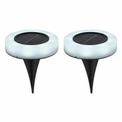 Globo 2er Set Solarleuchte LED Schwarz, 8-flammig 7 Globo 2er Set Solarleuchte LED Schwarz, 8-flammig -Günstiges Solarleuchten Geschäft globo 2er set solarleuchte 36414 2 2