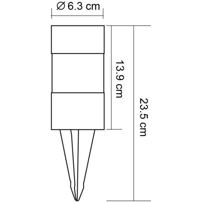 Globo 3er Set Solarleuchte LED Edelstahl, 1-flammig 6 Globo 3er Set Solarleuchte LED Edelstahl, 1-flammig – Bild 4