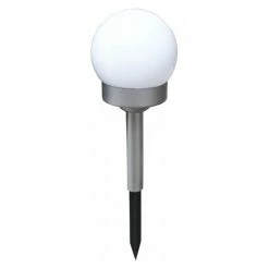 Globo 3er Set Solarleuchte LED Silber, 1-flammig 9 Globo 3er Set Solarleuchte LED Silber, 1-flammig -Günstiges Solarleuchten Geschäft globo 3er set solarleuchte 33770 3 3