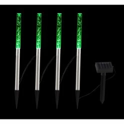 Globo 4er Set Solar-Wegeleuchte LED Edelstahl, 4-flammig 11 Globo 4er Set Solar-Wegeleuchte LED Edelstahl, 4-flammig -Günstiges Solarleuchten Geschäft globo 4er set solar wegeleuchte 33247 do1 4