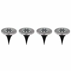 Globo 4er Set Solarleuchte LED Edelstahl, 8-flammig 10 Globo 4er Set Solarleuchte LED Edelstahl, 8-flammig -Günstiges Solarleuchten Geschäft globo 4er set solarleuchte 33414 4 2