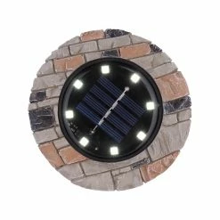 Globo 4er Set Solarleuchte LED Grau, 8-flammig -Günstiges Solarleuchten Geschäft globo 4er set solarleuchte 33414s 4 5