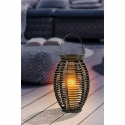 Globo DON Solarleuchte LED Grau, 1-flammig -Günstiges Solarleuchten Geschäft globo don solarleuchte 332842 4