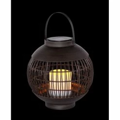 Globo DON Solarleuchte LED Schwarz, 1-flammig -Günstiges Solarleuchten Geschäft globo don solarleuchte 33286 3