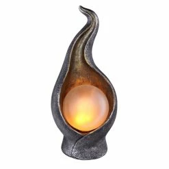 Globo FLAME Solarleuchte LED Silber, 36-flammig 12 Globo FLAME Solarleuchte LED Silber, 36-flammig -Günstiges Solarleuchten Geschäft globo flame solarleuchte 33439 3