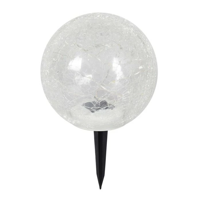 Globo FROST Solarleuchte LED Schwarz, 15-flammig 4 Globo FROST Solarleuchte LED Schwarz, 15-flammig – Bild 2