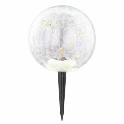 Globo FROST Solarleuchte LED Schwarz, 15-flammig 12 Globo FROST Solarleuchte LED Schwarz, 15-flammig -Günstiges Solarleuchten Geschäft globo frost solarleuchte 332882 2