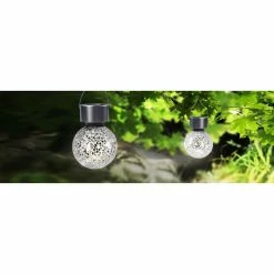 Globo HANDL12er Set Solarleuchte LED Edelstahl, 1-flammig -Günstiges Solarleuchten Geschäft globo handl12er set solarleuchte 33056 do2 4