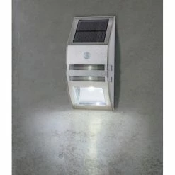 Globo LOGAN Solarleuchte LED Schwarz, 2-flammig, Bewegungsmelder -Günstiges Solarleuchten Geschäft globo logan solarleuchte 334812 2