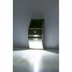 Globo LOGAN Solarleuchte LED Schwarz, 2-flammig, Bewegungsmelder -Günstiges Solarleuchten Geschäft globo logan solarleuchte 334812 6