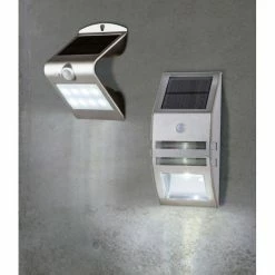 Globo LOGAN Solarleuchte LED Schwarz, 2-flammig, Bewegungsmelder -Günstiges Solarleuchten Geschäft globo logan solarleuchte 334812 9