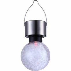 Globo PLAMENA 12er Set Solarleuchte LED Edelstahl, 1-flammig, Farbwechsler -Günstiges Solarleuchten Geschäft globo plamena 12er set solarleuchte 33058 do2 6