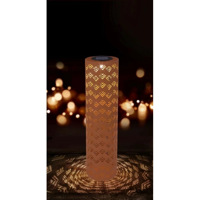 Globo REX Solarleuchte LED Rostfarben, 1-flammig 3 Globo REX Solarleuchte LED Rostfarben, 1-flammig