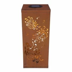 Globo REX Solarleuchte LED Rostfarben, 1-flammig -Günstiges Solarleuchten Geschäft globo rex solarleuchte 33483r 4