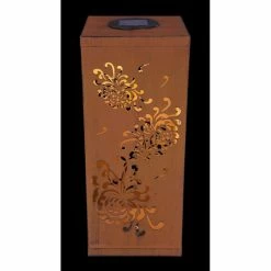 Globo REX Solarleuchte LED Rostfarben, 1-flammig -Günstiges Solarleuchten Geschäft globo rex solarleuchte 33483r 5