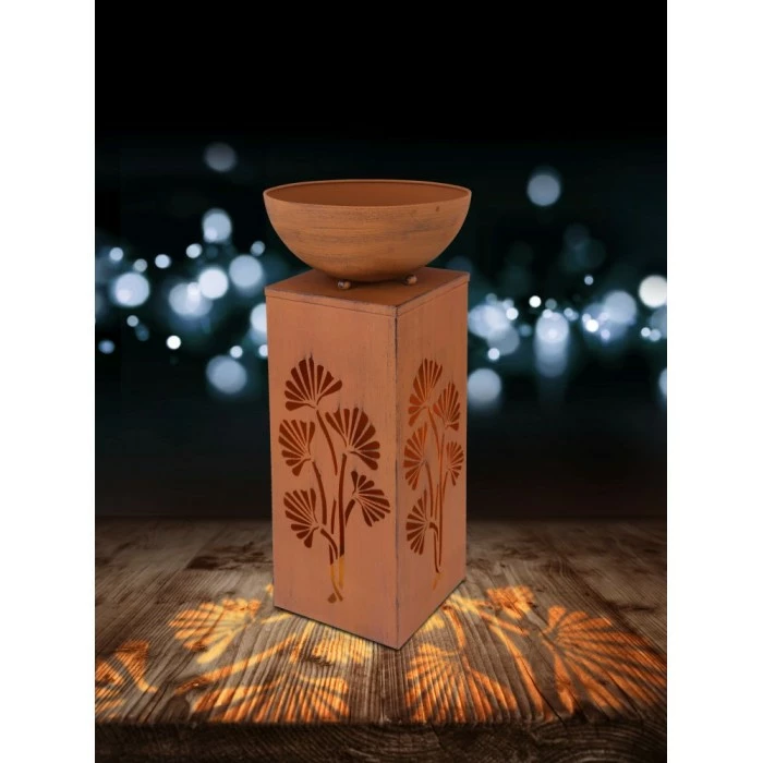 Globo REX Solarleuchte LED Rostfarben, 1-flammig 3 Globo REX Solarleuchte LED Rostfarben, 1-flammig