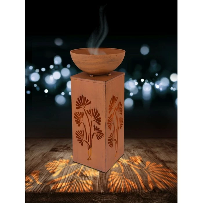 Globo REX Solarleuchte LED Rostfarben, 1-flammig 5 Globo REX Solarleuchte LED Rostfarben, 1-flammig – Bild 3