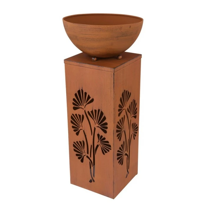 Globo REX Solarleuchte LED Rostfarben, 1-flammig 6 Globo REX Solarleuchte LED Rostfarben, 1-flammig – Bild 4