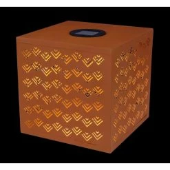 Globo REX Solarleuchte LED Rostfarben, 1-flammig -Günstiges Solarleuchten Geschäft globo rex solarleuchte 33485r 2