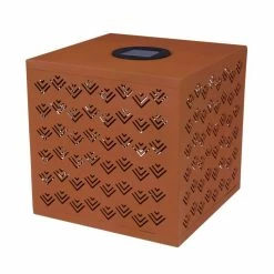 Globo REX Solarleuchte LED Rostfarben, 1-flammig -Günstiges Solarleuchten Geschäft globo rex solarleuchte 33485r 3