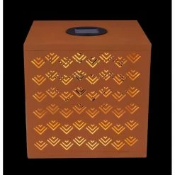 Globo REX Solarleuchte LED Rostfarben, 1-flammig -Günstiges Solarleuchten Geschäft globo rex solarleuchte 33485r 5