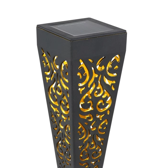 Globo SOLAR 3er Set Solarleuchte LED Schwarz, 1-flammig 6 Globo SOLAR 3er Set Solarleuchte LED Schwarz, 1-flammig – Bild 4