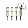 Globo Solar 4er Set Wegeleuchten LED Edelstahl, 4-flammig 2 Globo Solar 4er Set Wegeleuchten LED Edelstahl, 4-flammig -Günstiges Solarleuchten Geschäft globo solar 4er set wegeleuchten 33253 4 0