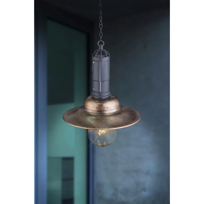 Globo Solar Aussenhängeleuchte LED Kupferfarben, 1-flammig 3 Globo Solar Aussenhängeleuchte LED Kupferfarben, 1-flammig