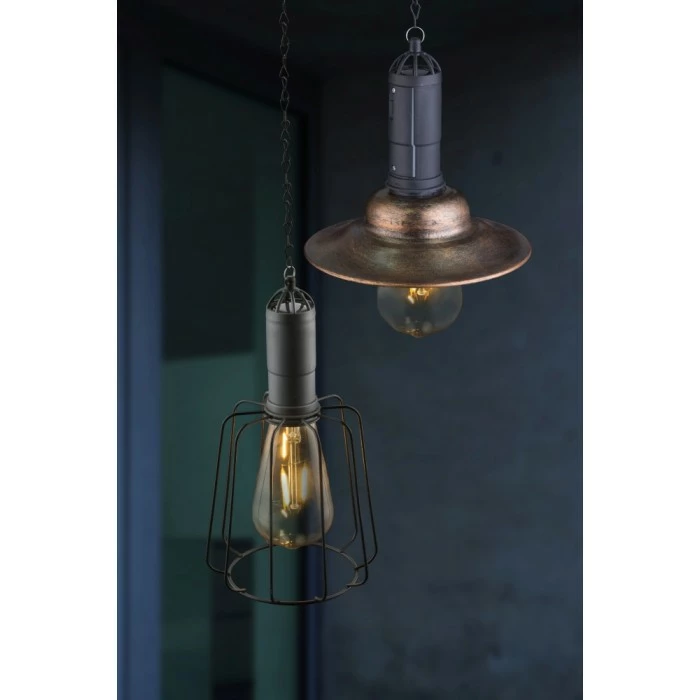 Globo Solar Aussenhängeleuchte LED Kupferfarben, 1-flammig 4 Globo Solar Aussenhängeleuchte LED Kupferfarben, 1-flammig – Bild 2