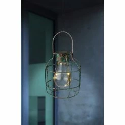 Globo Solar Au&szlig;enh&auml;ngeleuchte LED Bronze, 5-flammig -Günstiges Solarleuchten Geschäft globo solar aussenhaengeleuchte 33278 2