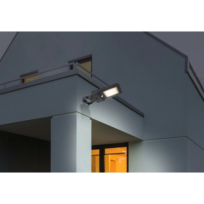 Globo Solar Fassadenstrahler LED Schwarz, 1-flammig, Bewegungsmelder 3 Globo Solar Fassadenstrahler LED Schwarz, 1-flammig, Bewegungsmelder