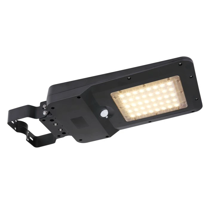 Globo Solar Fassadenstrahler LED Schwarz, 1-flammig, Bewegungsmelder 4 Globo Solar Fassadenstrahler LED Schwarz, 1-flammig, Bewegungsmelder – Bild 2