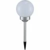 Globo Solar-Kugelleuchte LED Silber, 2-flammig -Günstiges Solarleuchten Geschäft globo solar kugelleuchte 3375 do1 0
