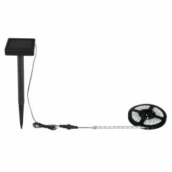 Globo Solar-Lichterkette LED Schwarz, 180-flammig