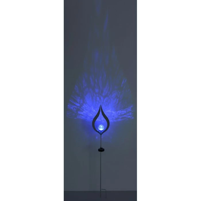 Globo SOLAR Solarleuchte LED Silber, 1-flammig 7 Globo SOLAR Solarleuchte LED Silber, 1-flammig – Bild 5