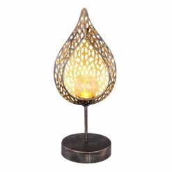 Globo SOLAR Solarleuchte LED Gold, Antik, 1-flammig 12 Globo SOLAR Solarleuchte LED Gold, Antik, 1-flammig -Günstiges Solarleuchten Geschäft globo solar solarleuchte 33528 2