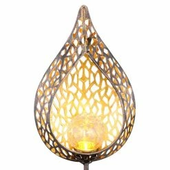 Globo SOLAR Solarleuchte LED Gold, Antik, 1-flammig 13 Globo SOLAR Solarleuchte LED Gold, Antik, 1-flammig -Günstiges Solarleuchten Geschäft globo solar solarleuchte 33528 3